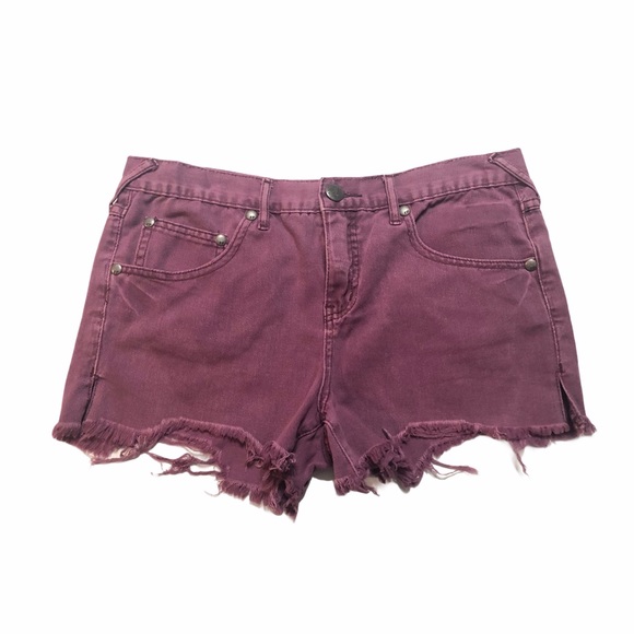 Free People Pants - Free People Purple Shorts 0900